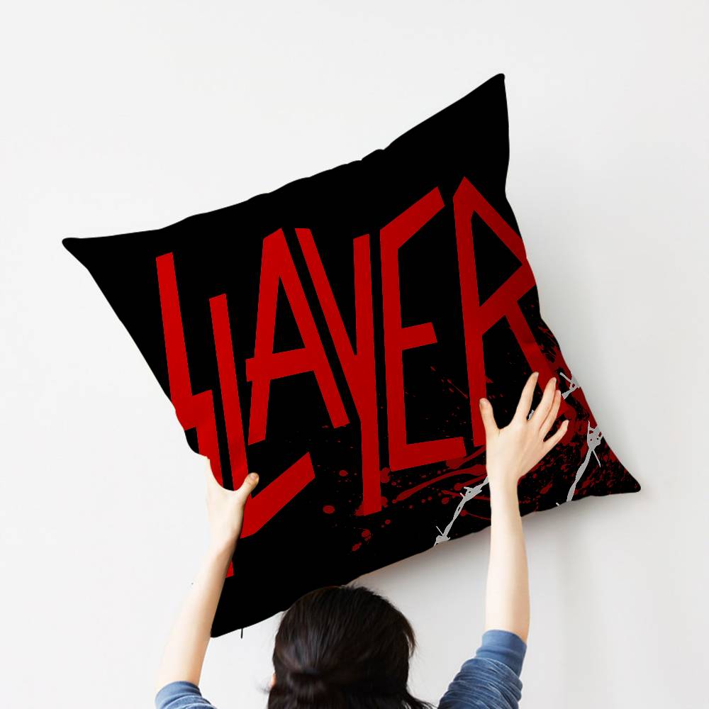 Band S-Slayer K-Kerry King 45*45cm Cushion Cover Pillow Cover Decor Pillowcase Home Pillowcase for Couch Pillow