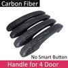 Car Black Carbon Fiber Door Handle Cover Exterior For Renault Arkana Samsung XM3 Megane Conquest ~  Car Accessories