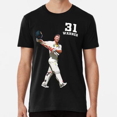David Warner - Giocatore di Cricket Australiano - Dalla S alla 5XL Prodotto in AU/USA T-Shirt