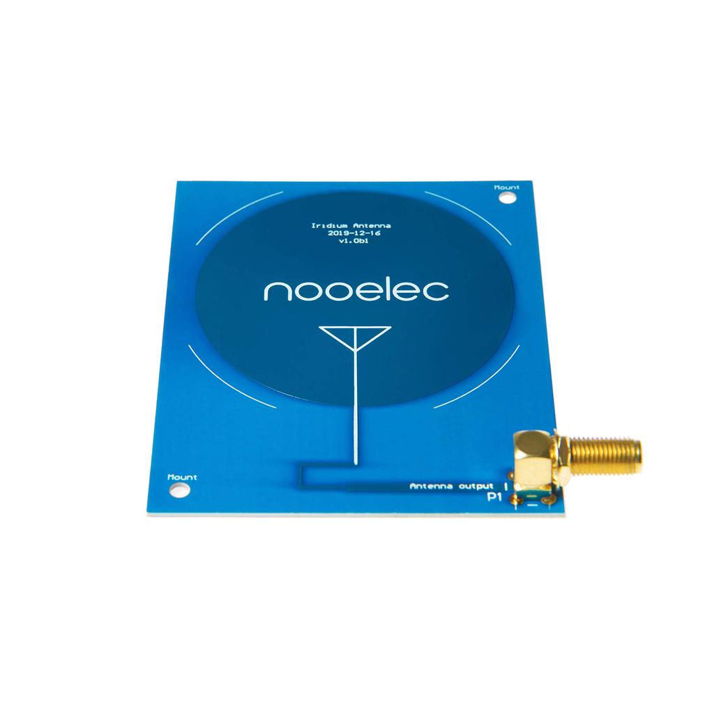 Antenna patch Nooelec Iridium ad alto guadagno 1620 MHz Antenna PCB con connettore SMA per Iridium e altre applicazioni con frequenza centrale e oltre 80 MHz