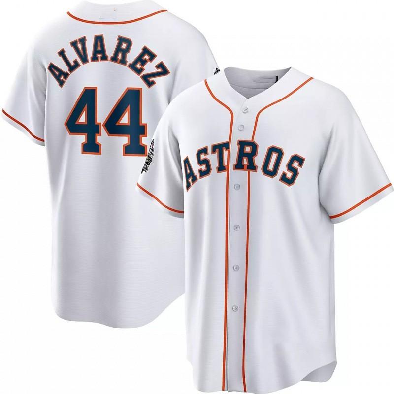 Houston Astros 44 Yordan Alvarez Fan Edition Embroidered Baseball Jersey Men