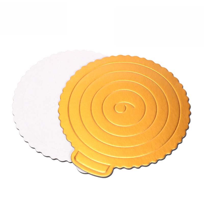Round Gold Cake Base Boards