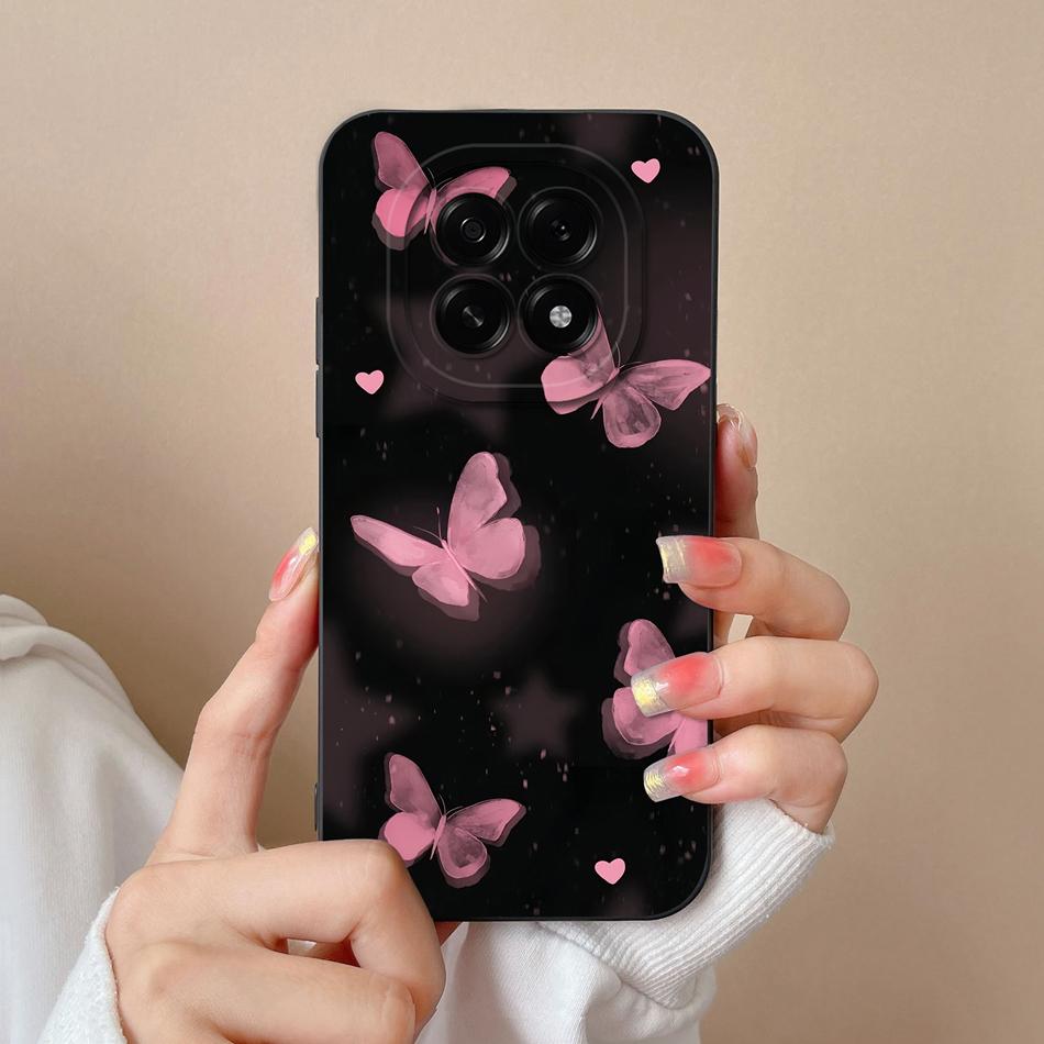 For Oppo A5 Pro 5G Phone Case Cute Cartoon Back Cover For Oppo A 5 2025 Full Protection Soft Liquid Silicone Anti Drop Housing
