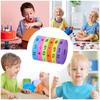 Montessori Cilindro Mágico Matemática Números Cubo Aritmética Brinquedo Crianças Matemática Contagem Jogo Quebra-cabeça para Crianças Educação Aprendizagem