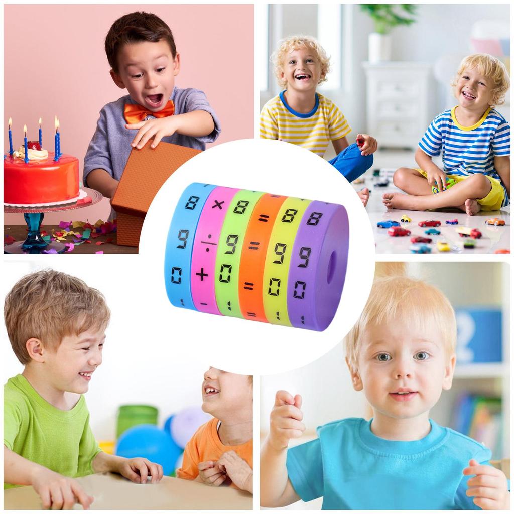 Montessori Cilindro Mágico Matemática Números Cubo Aritmética Brinquedo Crianças Matemática Contagem Jogo Quebra-cabeça para Crianças Educação Aprendizagem