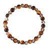 Festliche Geschenke Tigerauge Klarer Kristall Quadratisches Perlenarmband Natürlicher Modeschmuck Für Männer Frauen Tägliches Tragen Geschenk