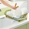 Elegant Kitchen Countertop Dish and Utensil Rack