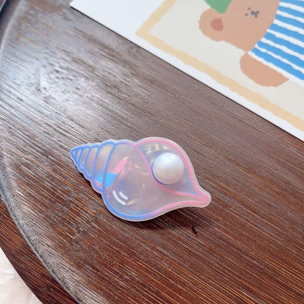 Pearl Starfish Hair Clip Conch Sweet Barrettes Elegant Shell Hair Clip  Daily Life