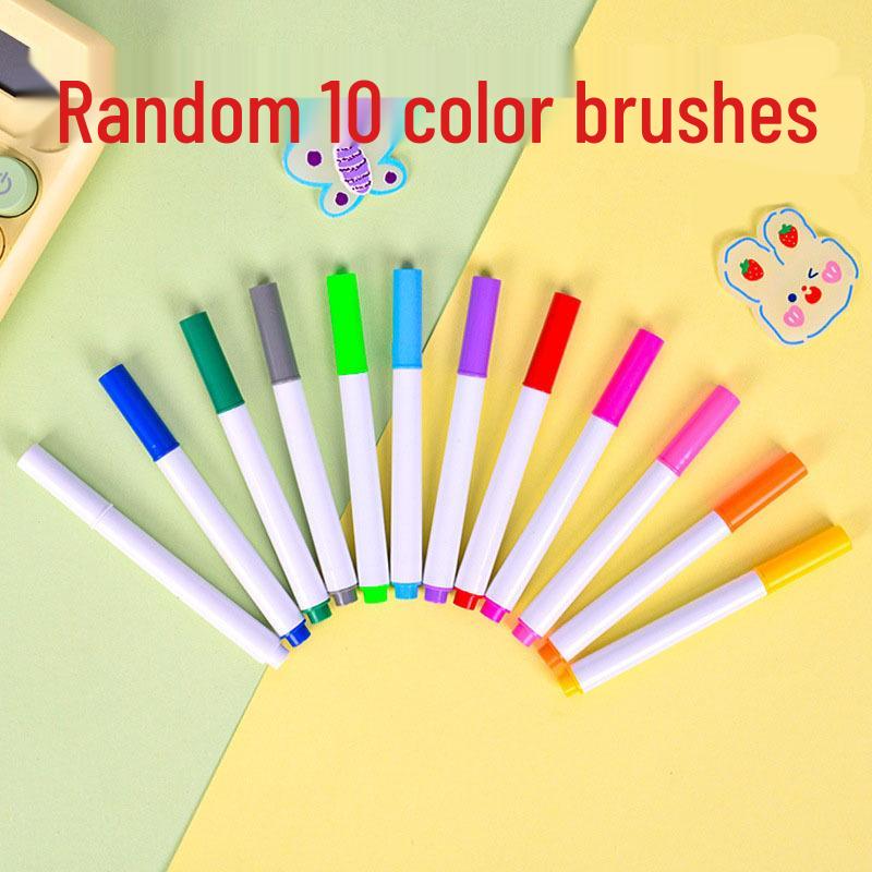 Glow-in-the-Dark Luminous Erasable Drawing Board for Kids - DIY Acrylic Learning Night Light
