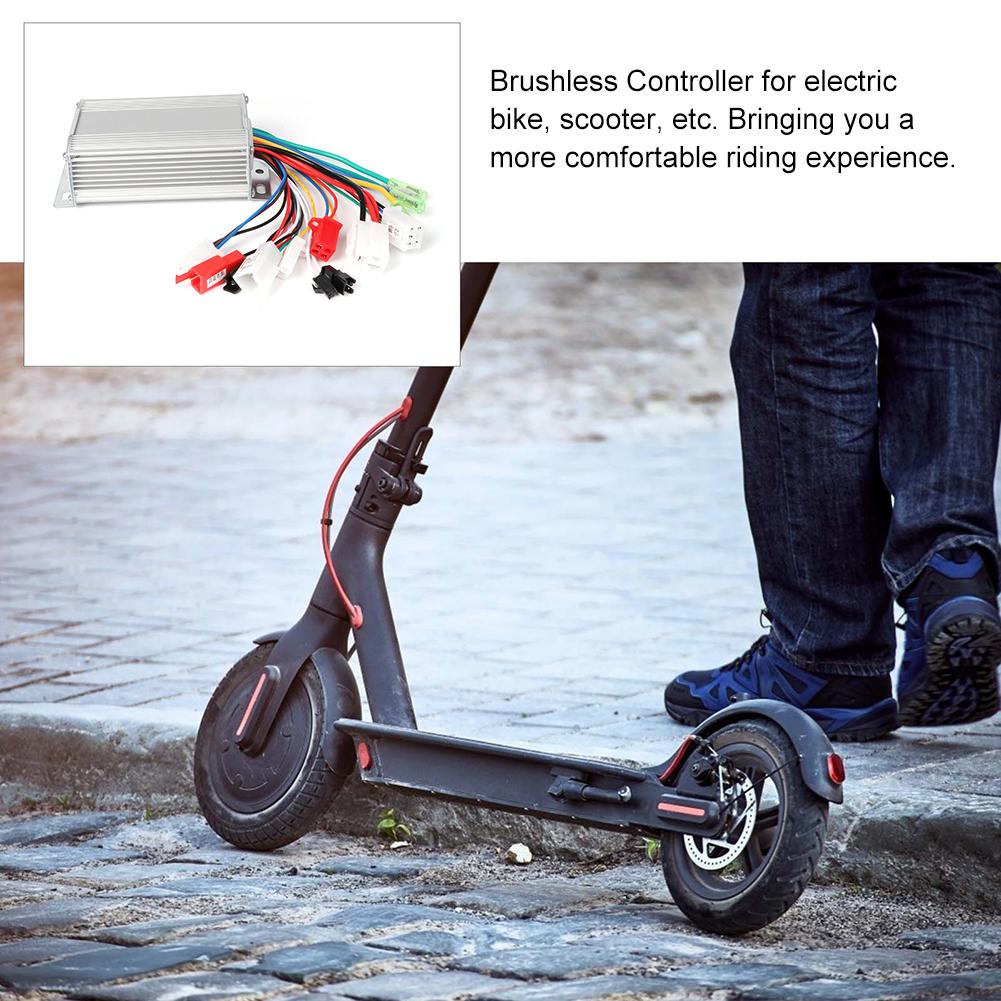 Řídicí jednotka bezkartáčového motoru pro elektrické kolo DC36V/48V, elektrické kolo, skútr, 350W, příslušenství
