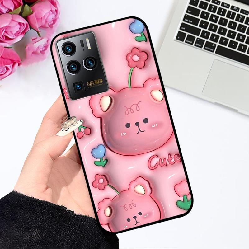 

Для ZTE Axon 30 Ultra 5G Чохол Axon30 Pro+ Ударостійкий Силіконовий Чохол для Телефона Для ZTE Axon 30 Pro 5G Coque 30S Кольоровий Бампер з Малюнком For Axon 30S 5G