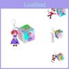Charming Cartoon Circus Keychain Creative Toy Plastic Key Accessory Gift