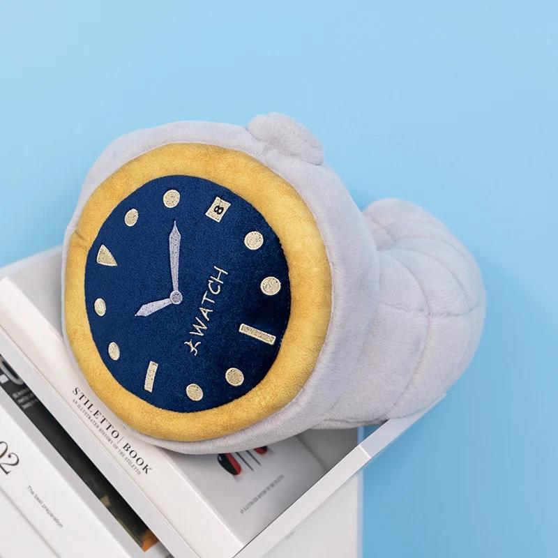 

Креативные часы, плюшевые подушки, одеяло, забавные часы, подушки, мягкие игрушки, украшения для дивана и автомобиля, отличный рождественский подарок на день рождения