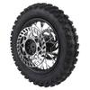 10 Inch Rear Wheel Rim Tire Assembly 80 100 10 3.00 10 15mm Axle Rear Wheel Tire and Rim Inner Tube Assembly Include