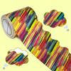 No Adhesive Border Paper Paper Stickers Creative Decorative Stickers