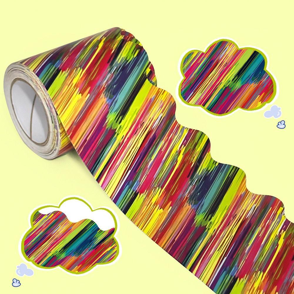 No Adhesive Border Paper Paper Stickers Creative Decorative Stickers