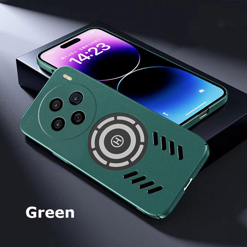 Für vivo X100 X100s X90 X90s X80 X70 Pro Plus Rock Sand Ice Magnetische Wärmeableitung Mattes Anti-Fingerabdruck-PC-Gehäuse Atmungsaktive Kühlabdeckungsschale