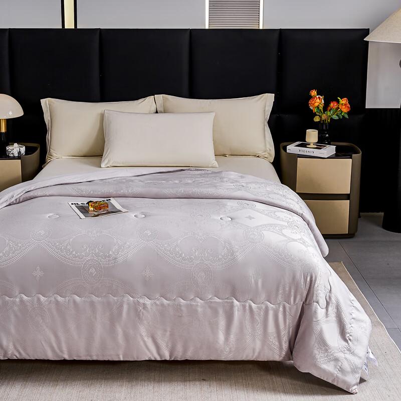 

Luxury Cotton Sateen Jacquard Mulberry Silk Duvet