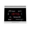 Yilan HEC-03 Digital LED Wall Clock with Perpetual Calendar
