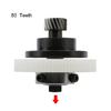 CNC Machine Tool Nylon Eccentric 80 Teeth 100 Teeth Gear Nylon Wheel Straight Tooth Eccentric Rack Tooth Shaft Synchronous Wheel