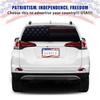 2pcs For Ford Accessory n US Flag Patriotic Car License Plate Frame Cover
