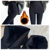 880D 680D 380D Black Pantyhose Winter Classic Fashion High Waist Elastic Tights Outdoor Keep Warmer Thicken Bottom Legging Girls