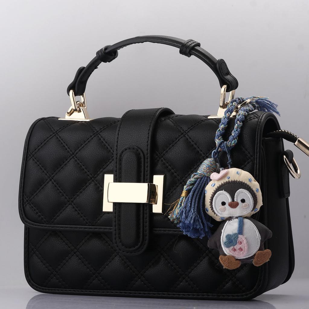 Cute Tassel Penguin Bear Elephant Rabbit Bag Charm DIY Handmade Girl Pendant Car Christmas Tree Ornament Gift Bag Charm