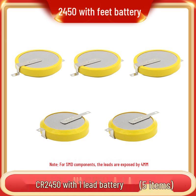 3V Coin Battery Holder for CR2032, CR1220, CR1632, CR2450 - Spring Contact SMD Connector