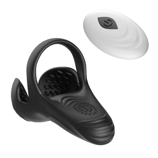 Vibrační kroužek na penis Dobíjecí Kroužek pro kontrolu výkonu 10minutová Denní rutina pro Zlepšení mužské potence