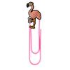 Bunter Flamingo Lesezeichen & Büroklammer Schmuck - Niedliches DIY Metall Schreibwaren Geschenk