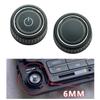 Auto Car Radio Knob Switch Button Black 6C0919603 Accessory Compatible for Fittings Spare Parts Professional Sturdy