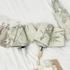 Fully Automatic Vintage Chinese Style UV Protection Folding Sun and Rain Umbrella for Women