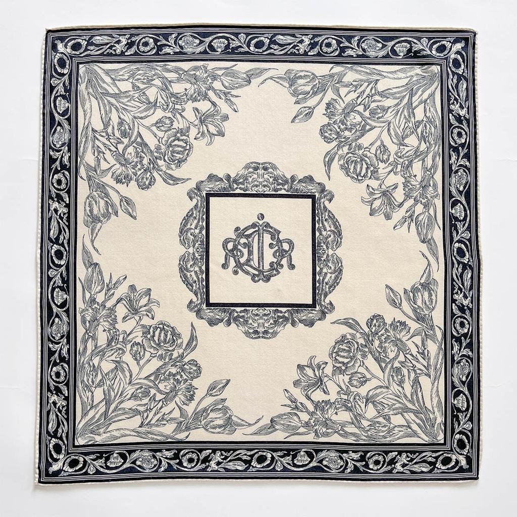 18% Silk 82% Wool Scarf Women Pashmina Double sided Foulard Female Bandana Twill Scarves Hijab Shawl Wraps Square Headkerchief