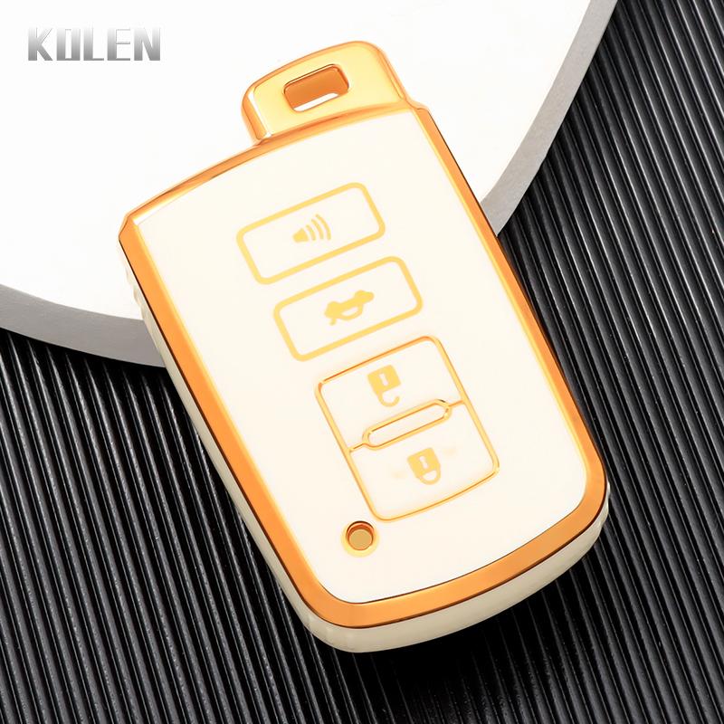 New Tpu Car Remote Key Case Cover Shell For Toyota Corolla Camry Rav4 Highlander Auris Chr Avalon Land Cruiser Fob Accessories