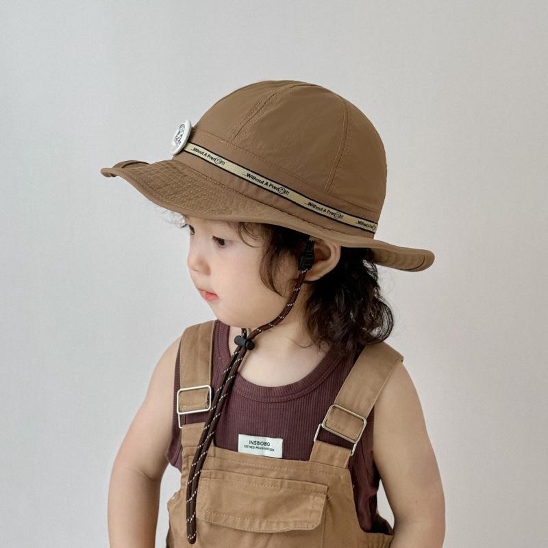 Children's Hats Summer Thin Quick Drying Hats  Baby Summer Sun Protection Hats  Boys  Sun Hats  Girls  Fisherman Hats  Kids