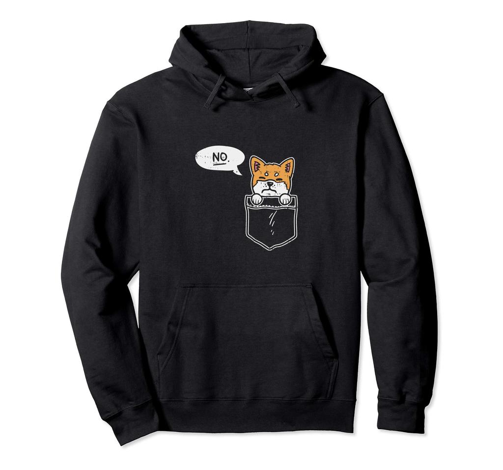Cute Pocket Shiba Inu Stubble Dog Lover Pet Owner Gift Hoodie