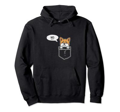Cute Pocket Shiba Inu Stubble Dog Lover Pet Owner Gift Hoodie