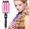 Curling Iron With Vivid And Vogue Triple Barrel Hair Waver Hair Curler