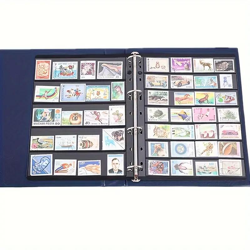 10PC Collecting Supplies Display For Stamp Album Binder Postage Stamp 9 Holes Home Storage Stamp Collectors Standard Stamp