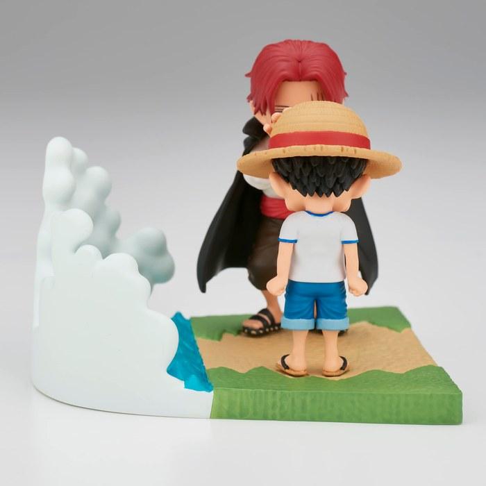 One Piece World Collectable Figure Log Stories Monkey D. Luffy & Shanks Multicolor 7cm
