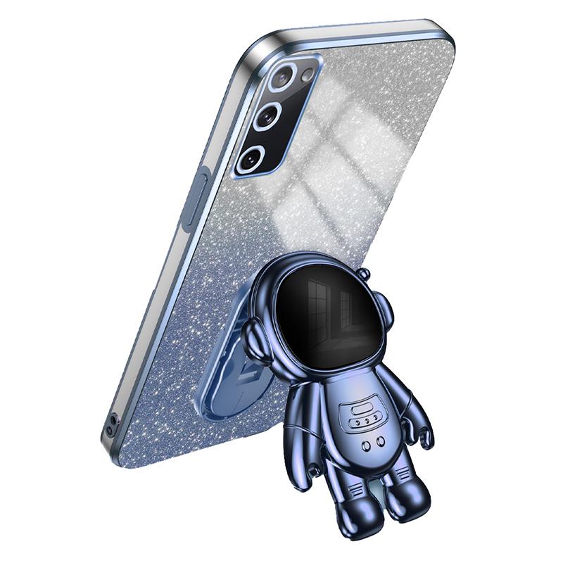 For Samsung Galaxy S20 FE 2022/S20 Lite/S20 FE 5G/S20 FE Astronaut Kickstand Phone Case PC+TPU Cover
