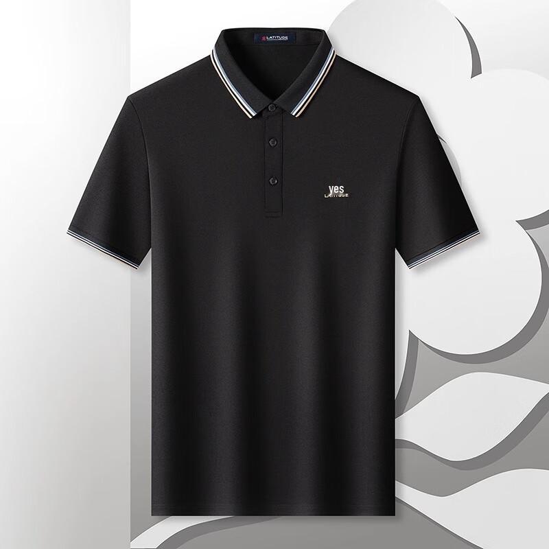 MONTAGUT Men s Silk Blend Cool-Touch Polo Shirt 48