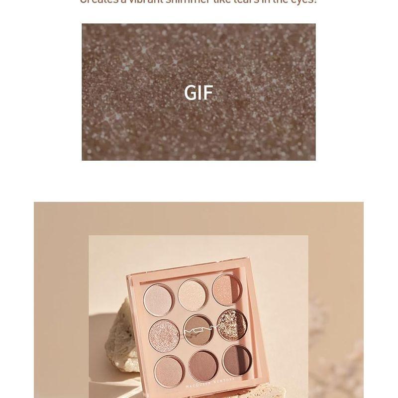 MACQUEEN - 1001 Tone-On-Tone Shadow Palette Pro 9