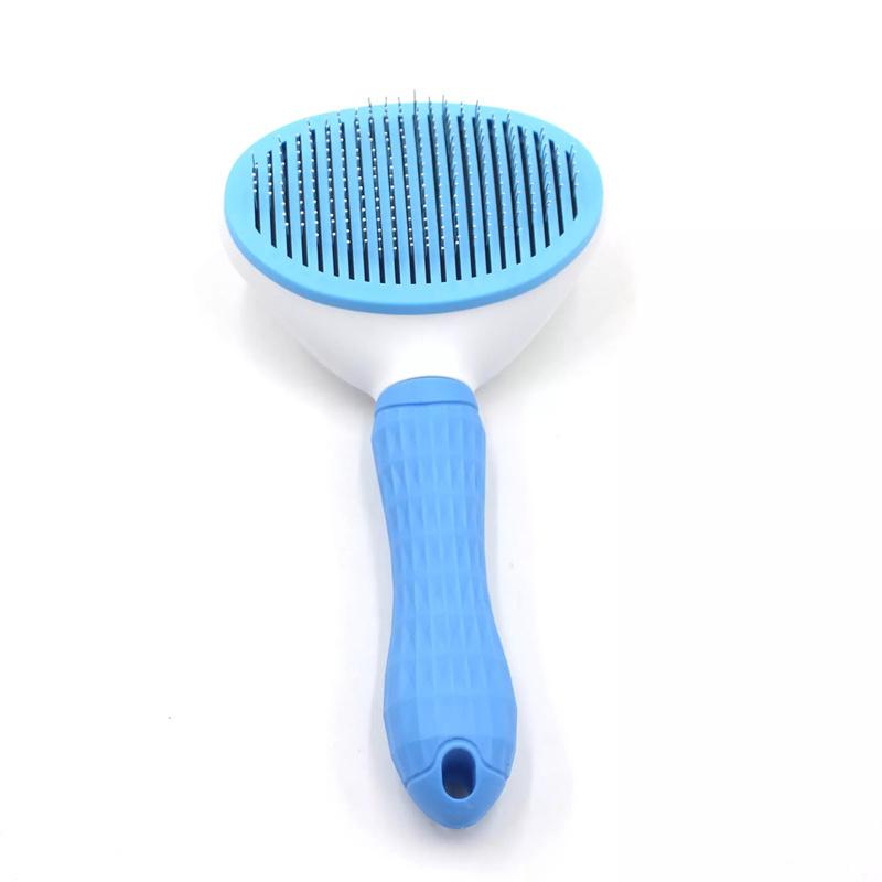 

Щетка для ухода за домашними животными, расческа для самоочистки собак, щетка для удаления волос для маленьких и больших собак, кошек синий