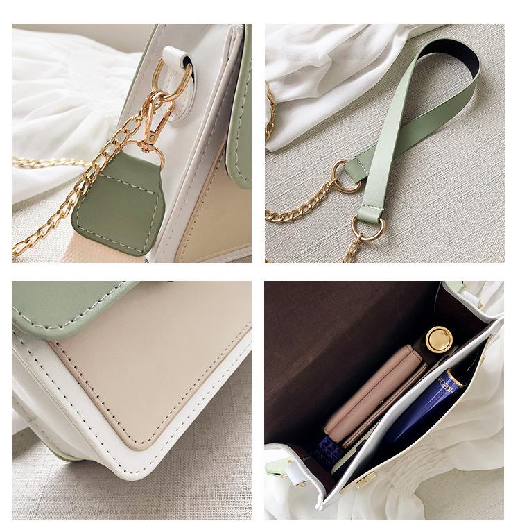 SCIONE Fashion Female Bag Messenger Bag Summer Texture Small Square Bag