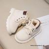 Children's 2025 Martin Boots, Plus Velvet Warm Cotton, Non-Slip Little Yellow Boots for Baby, Toddler Boys & Girls