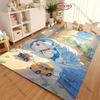 Cute Doraem0n Cartoon Printed Carpet! Anti-slip Sound Insulation, Living Room Bedroom Entrance Door Mat Sofa Rugs Gift Potdemiel
