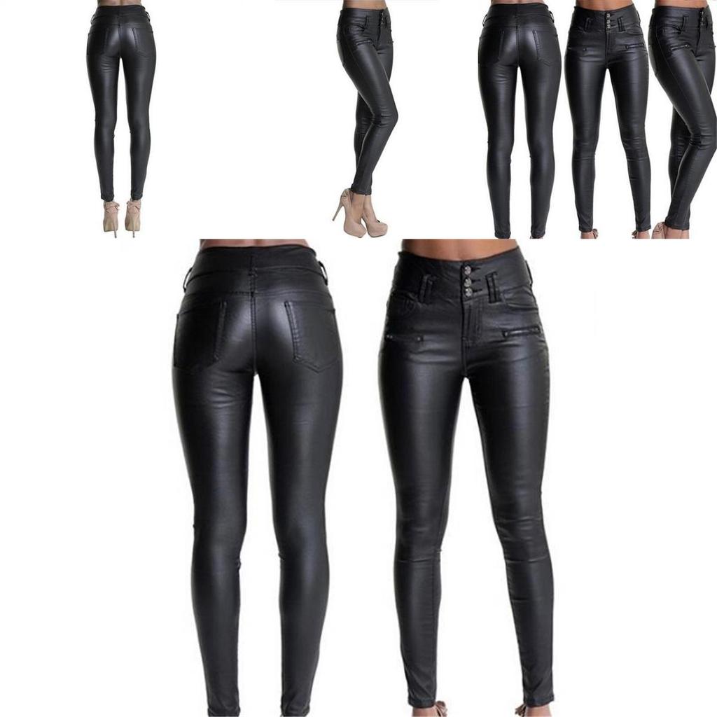 Womens Sexy Fashion Faux Leather Tight Pants With Premium Quality And Timeless Appeal