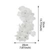 White Heavy Industry Nail Drill Three-Dimensional Flower Lace Wedding Dress Dress Accessories Decorative Accessories Cloth Stickers