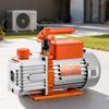 Vacuum Pump, 5 CFM 142 L/min, HVAC Two Stage Rotary Vane AC Vacuum Pump, for R134a R22 R410a Systems, 4 Pole Motor, for Automotive Air Conditioner